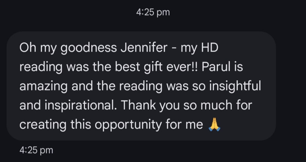 Message from a client