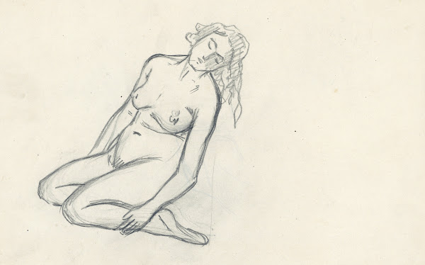 Zittende figuur