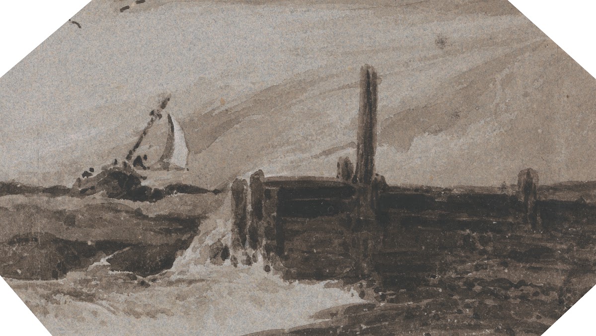 Nearing Port in a Stormy Sea