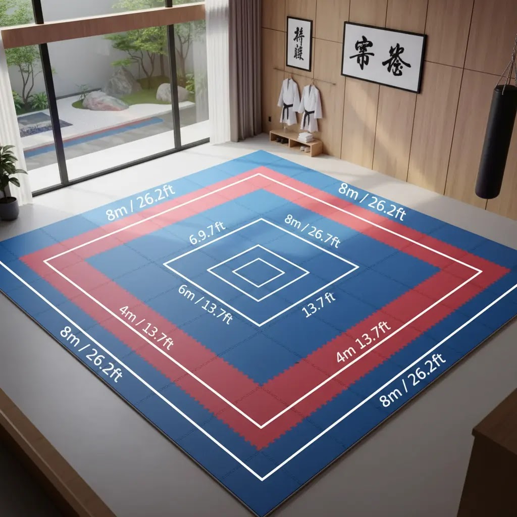 Ukuran Tatami Karate yang Umum Dipakai di Dojo