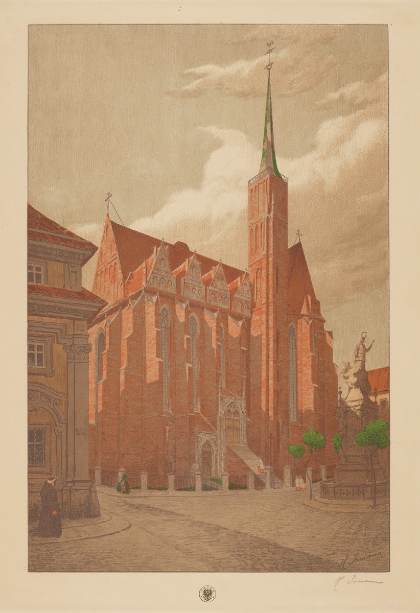 Church of the Holy Cross in Wrocław 1903