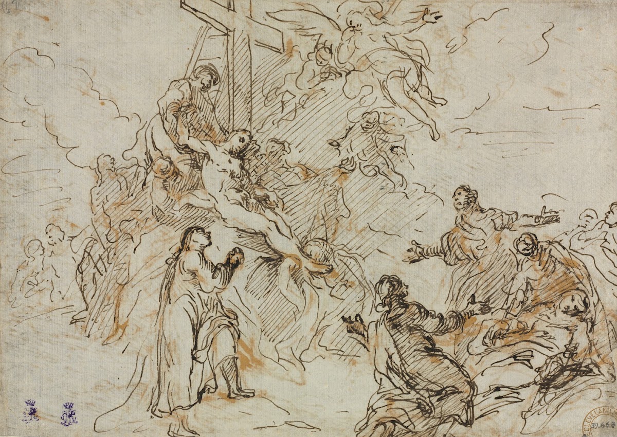 The Deposition verso second half 18th century