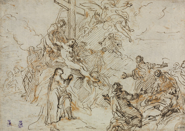 The Deposition verso second half 18th century