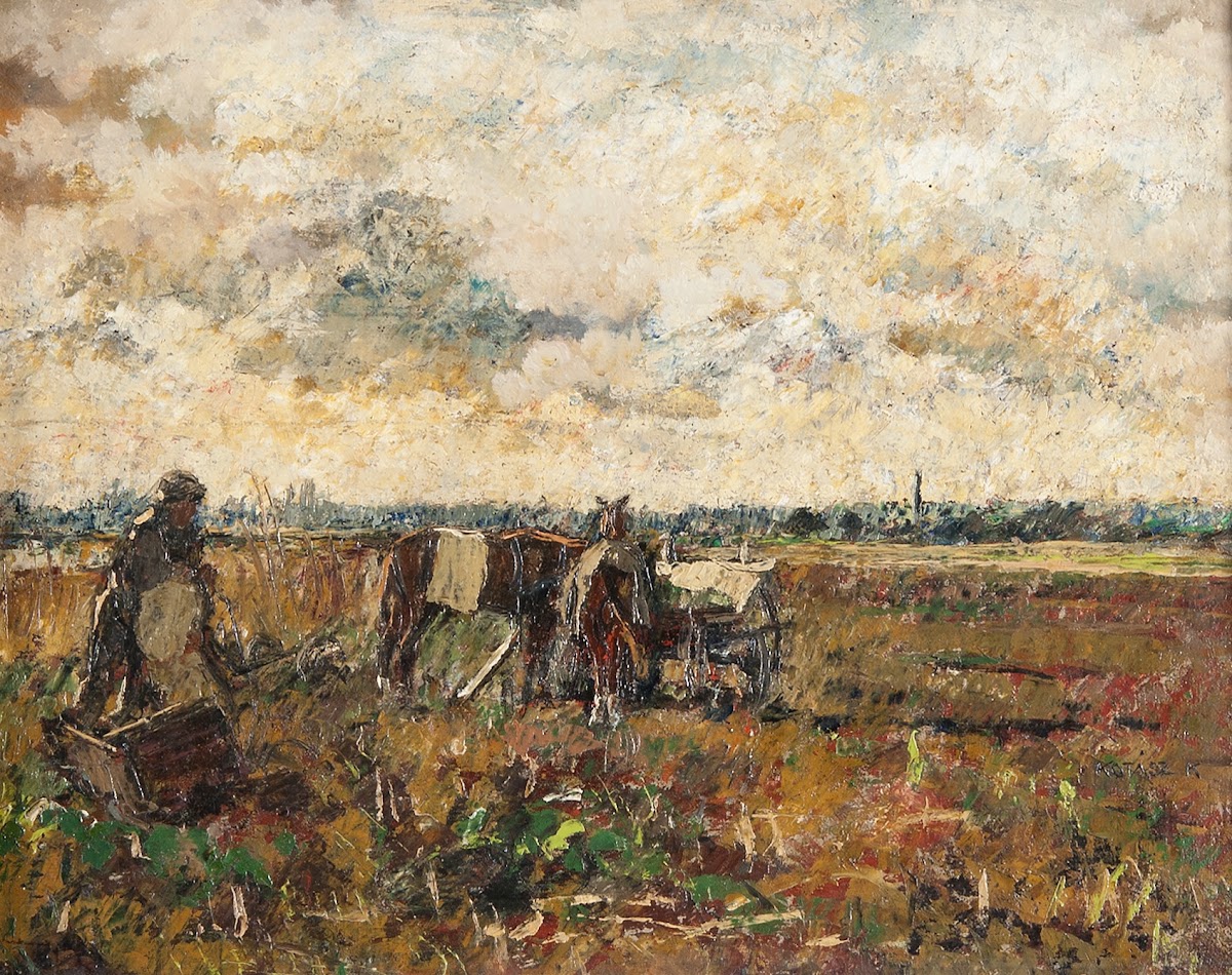 Plain with a Working Farmer