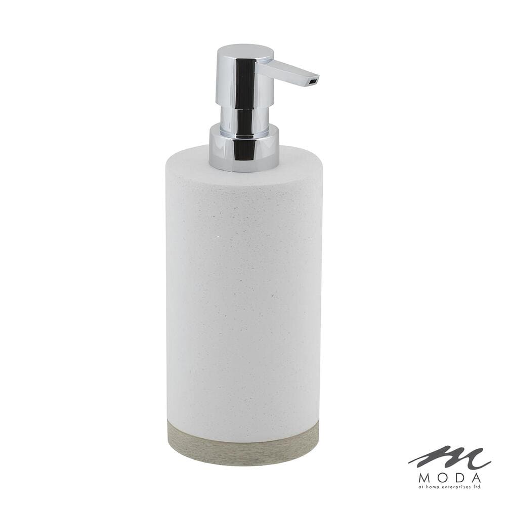 Dispensador de jabón de resina Moda™ Hudson, color gris