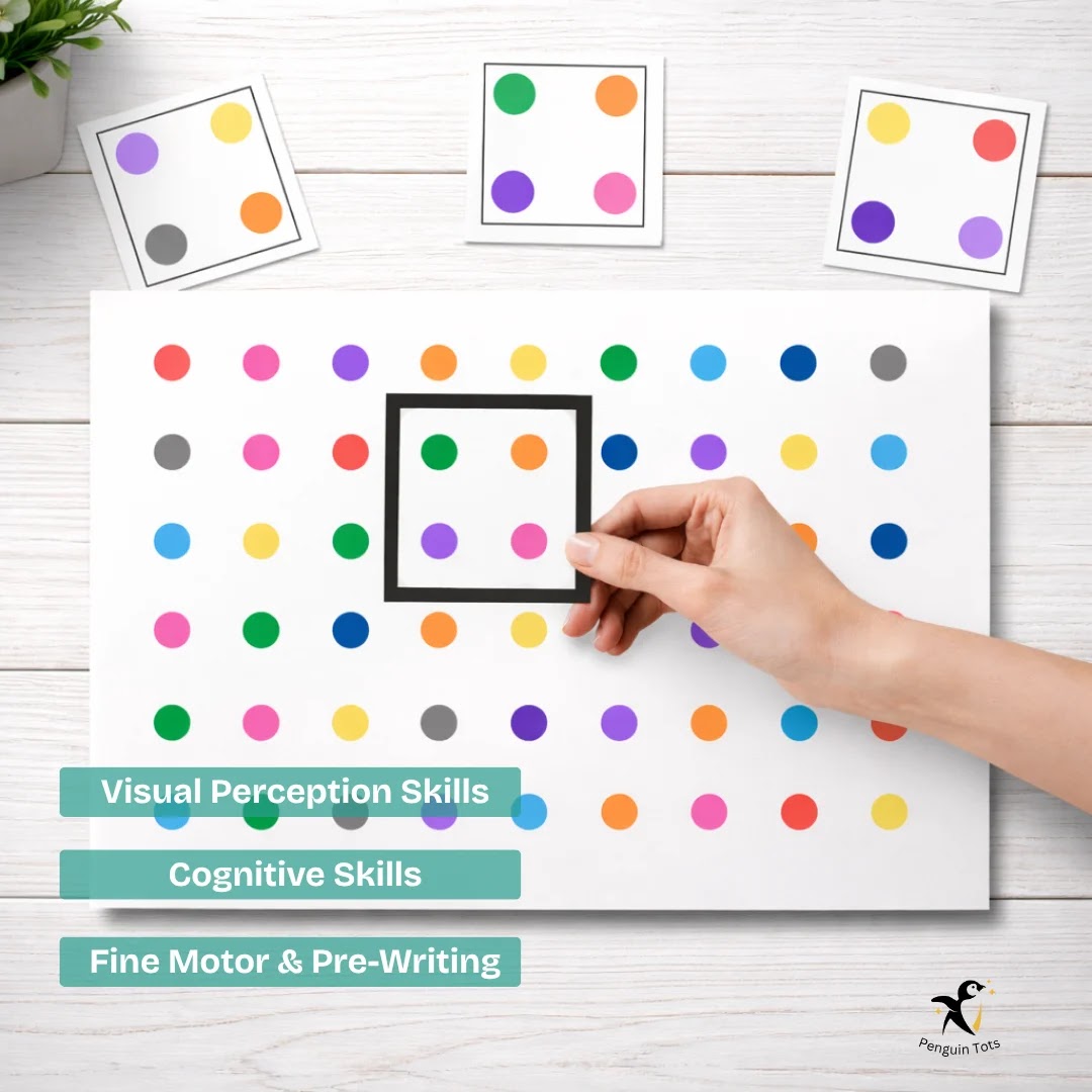 Dot Finder Visual Scanning Activity | Visual Discrimination, Tracking & Cognitive Processing