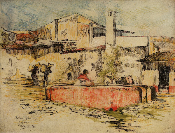 The Pink Fountain At Jalapa 1912