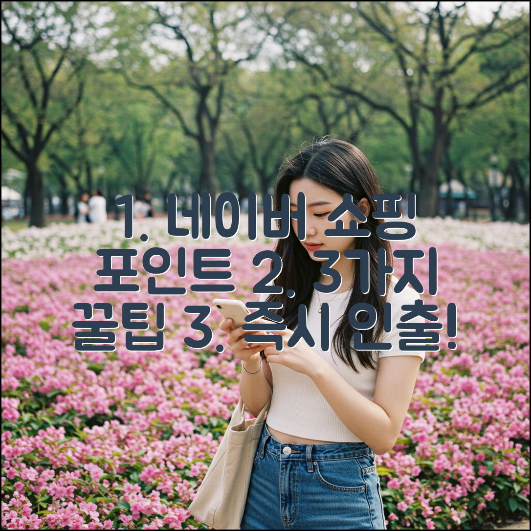 네이버쇼핑 결제 후 포인트 인출 3가지 비법