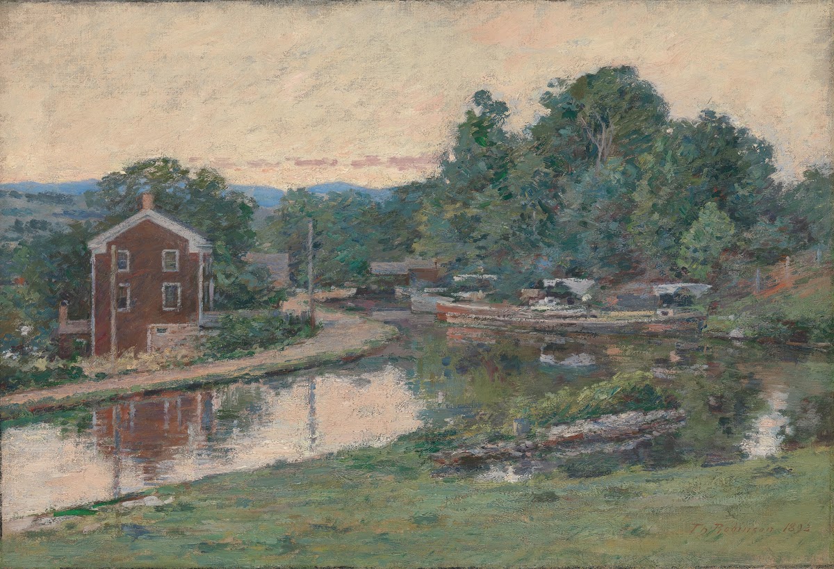 Evening at the Lock Napanoch New York 1893
