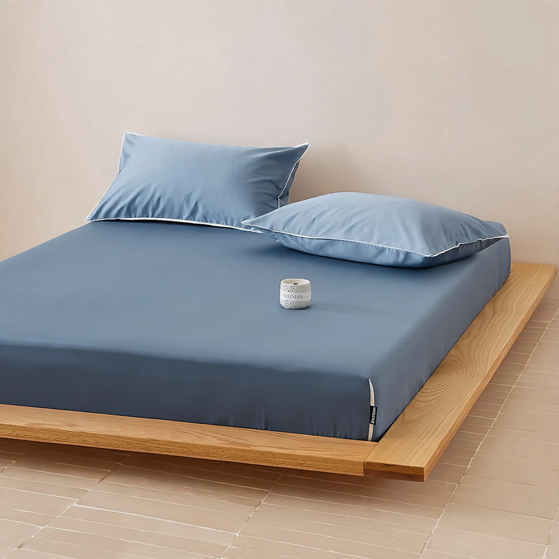 Cotton Fitted Sheet, 180×200 cm, All-around Elastic