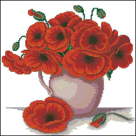 CMP 170194 Very Red Poppies