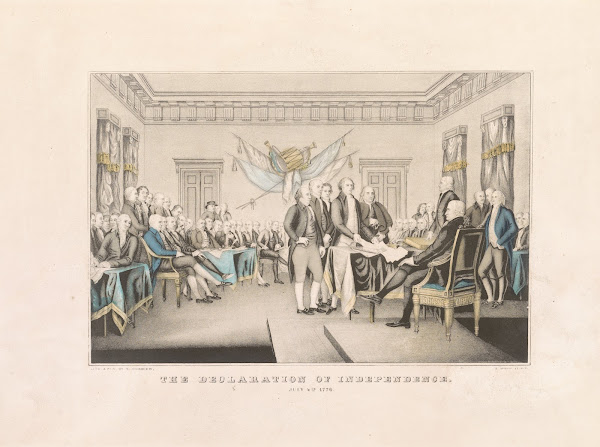 Declaration of Independence July 4th 1776 1835 1856
