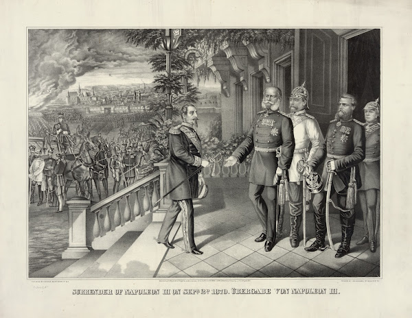 Surrender of Napoleon III on Sepr 2d 1870 Übergabe von Napoleon III 1871