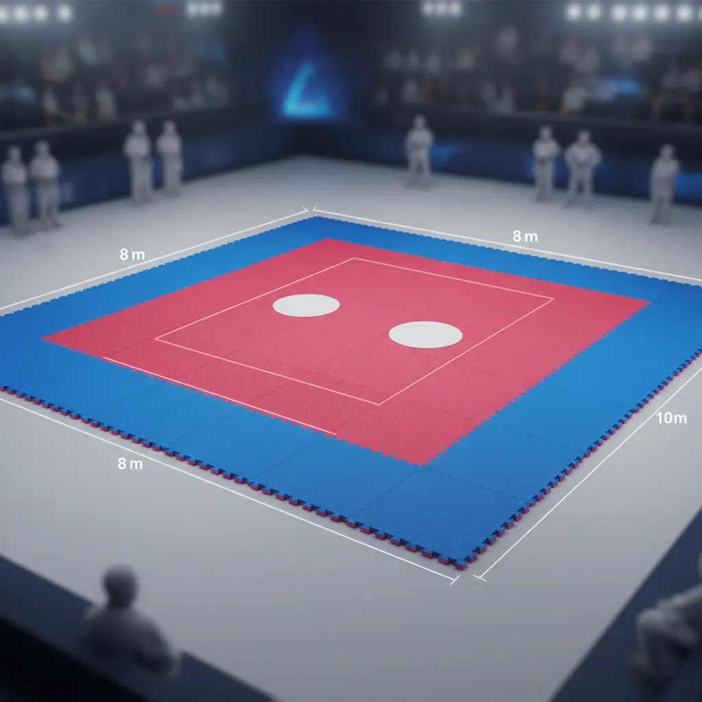 Ukuran Matras Taekwondo Sesuai Standar Pertandingan