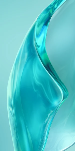 Abstract, Aqua, Fluid, Curve 2K iPhone Wallpaper Background