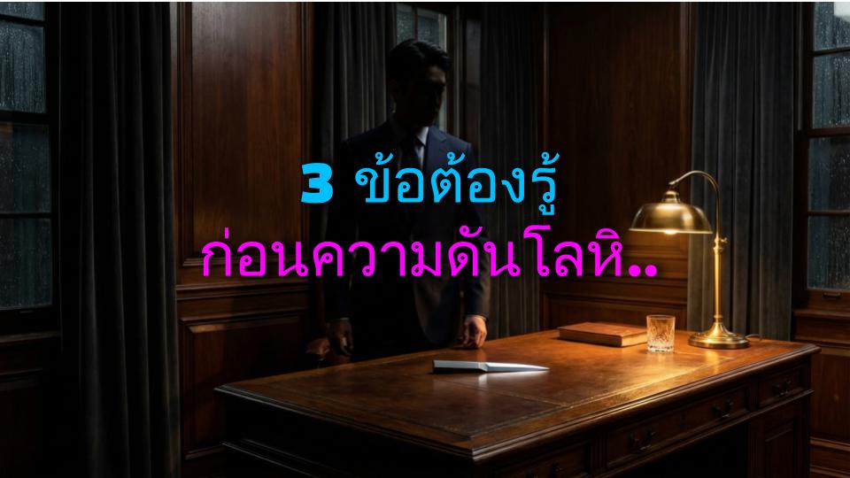 3 ข้อต้องรู้ ก่อนความดันโลหิตสูงทำลายไตคุณแบบเงียบๆ!