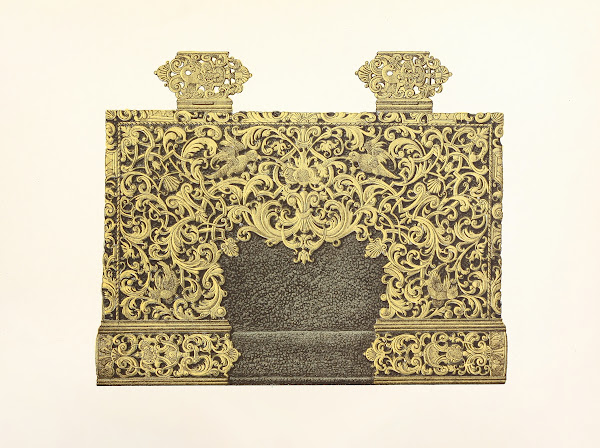 Cover Of A German Prayer Book In Silver Gilt 1858