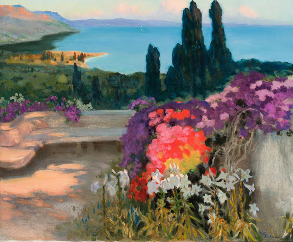 Southern landscape  Taormina 1922