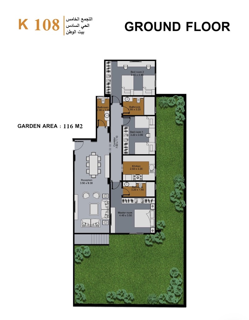 K108 unit G03 floor plan