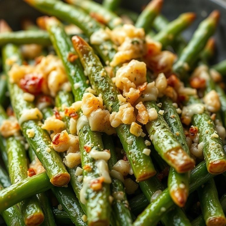 Garlic Parmesan Green Beans: A Flavorful 30-Minute Delight – Quick & Easy Side Dish finished