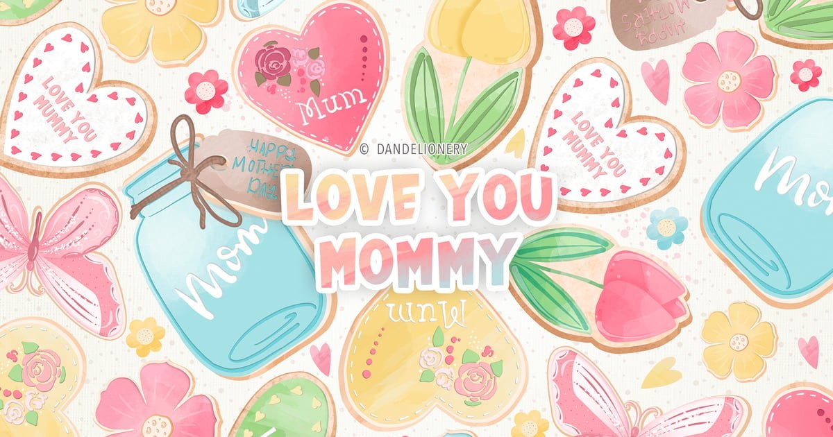 Diseño Love You Mom Free Download – Envato Elements