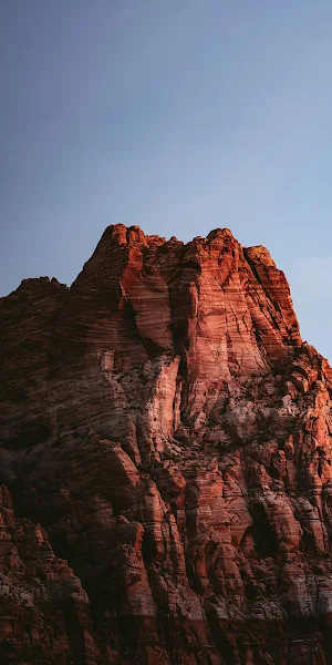 Cloud, Mountain, Bedrock, Natural Landscape, Tree 2K iPhone Wallpaper Background