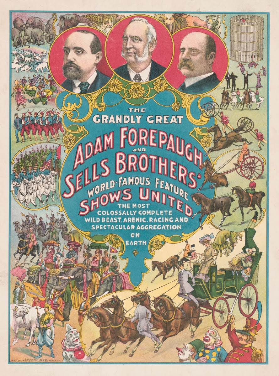 The grandly great Adam Forepaugh and Sells Brothers World famous feature shows u