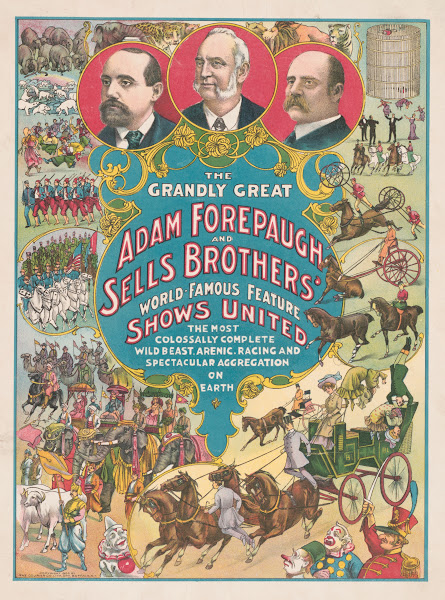 The grandly great Adam Forepaugh and Sells Brothers World famous feature shows u