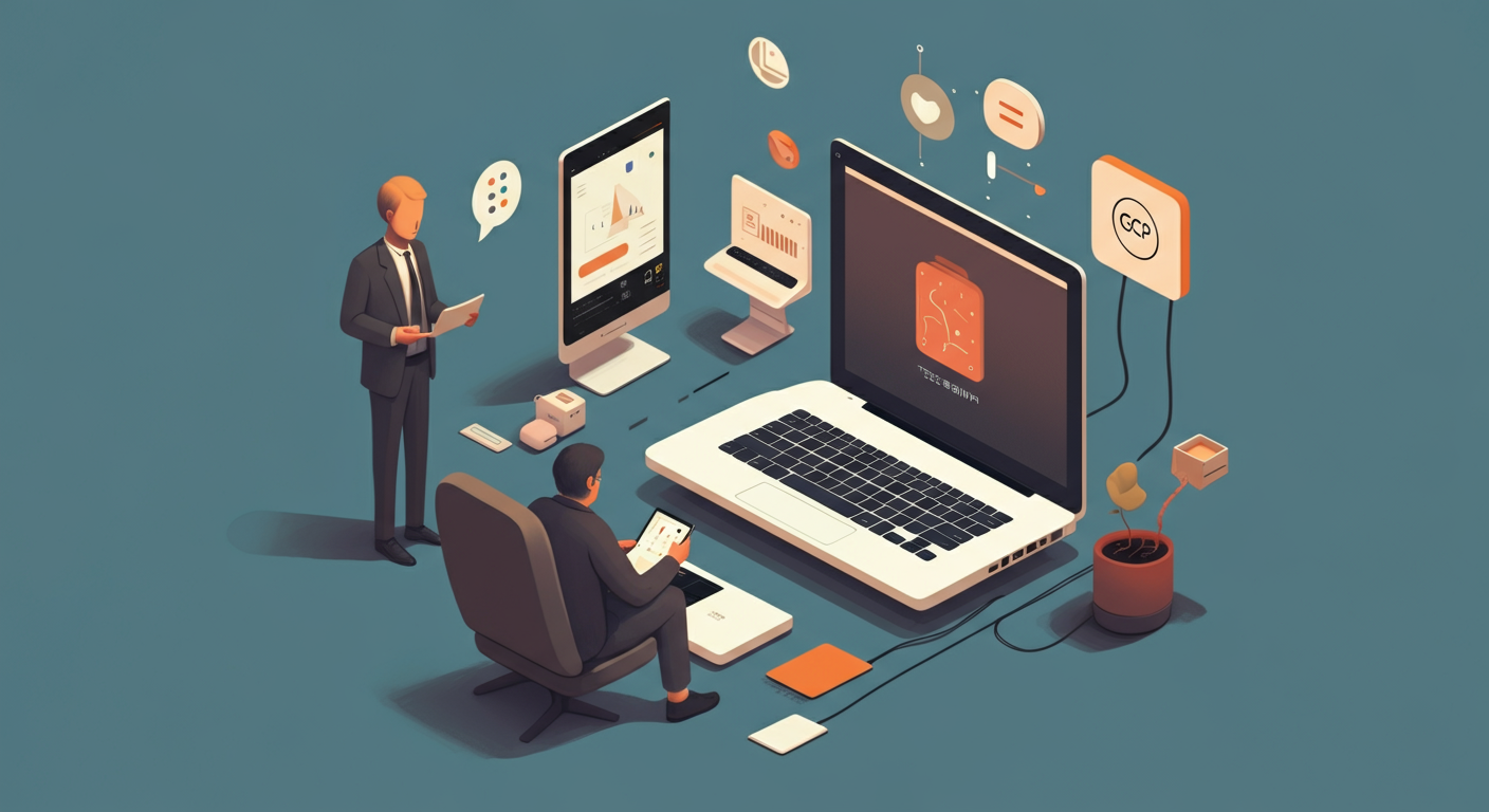 AI 생성 이미지: GCP 서비스 계정 권한 관리와 감사 로그 활용법