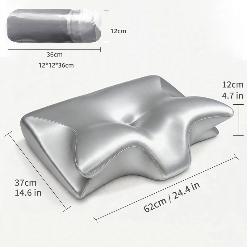 Butterfly-shaped memory foam pillow ice silk