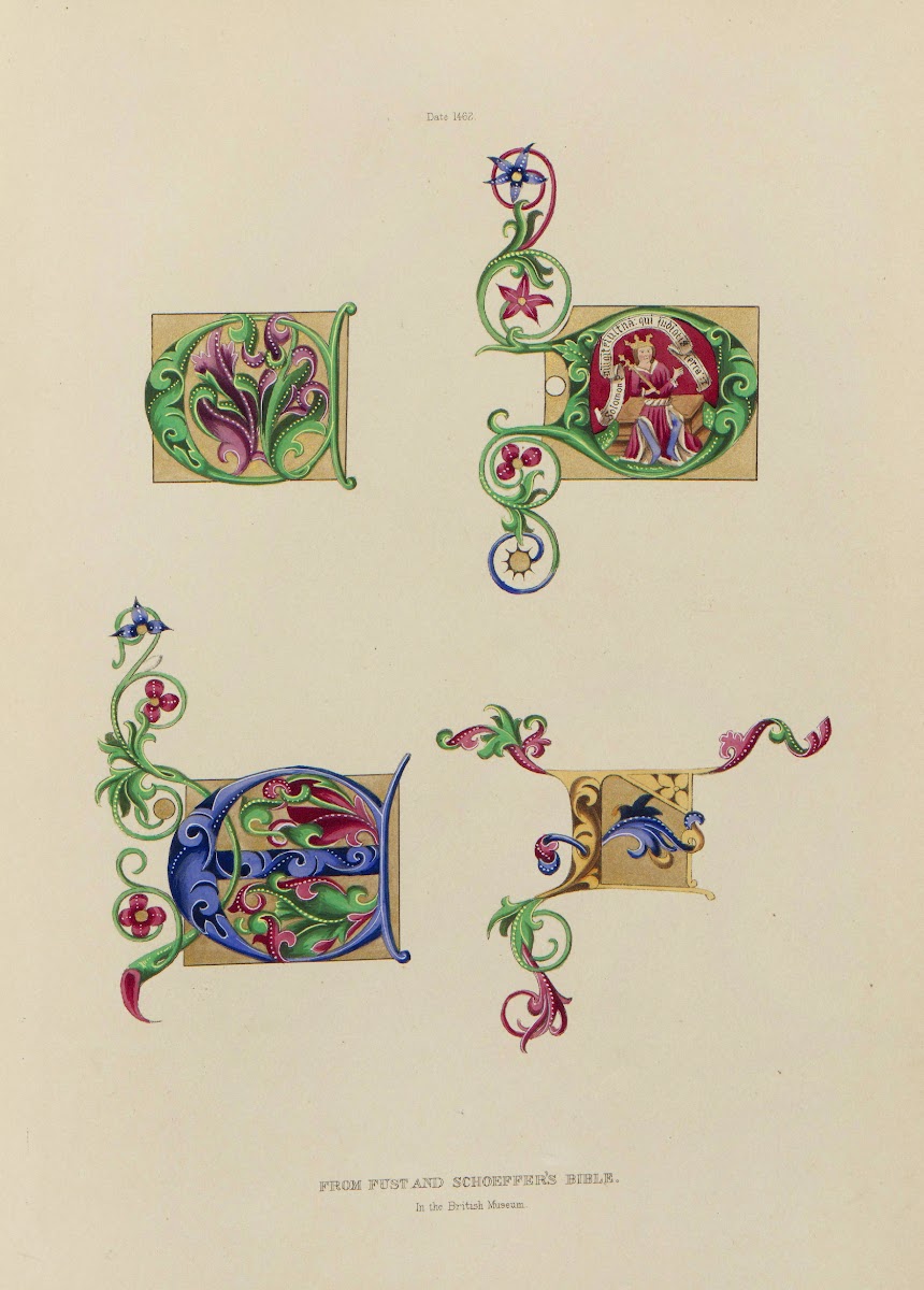 Alphabets  numerals and devices of the middle ages Pl12 1845