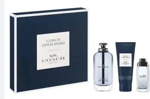 ESTUCHE COACH OPEN ROAD HOMBRE 3PZS + AFTER SAHVE + GEL DE BAÑO