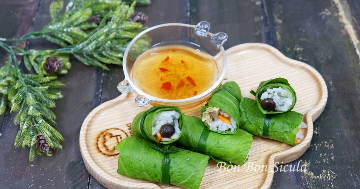 Cuốn Diếp Nấm Chay