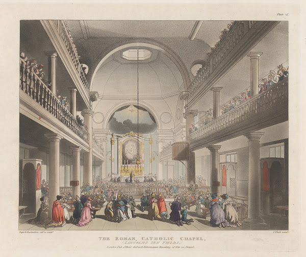 The Roman Catholic Chapel Lincolns Inn Fields 1808