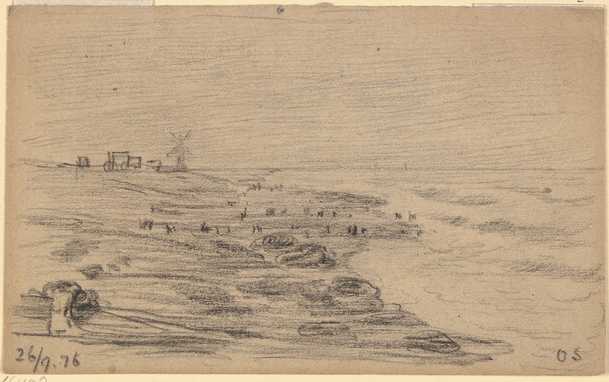 Ansicht der Küste von Littlehampton 1876
