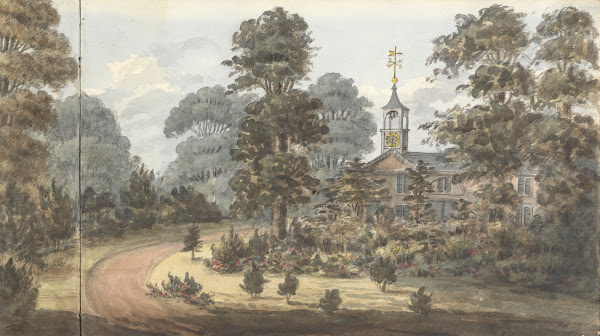 From Portico at Wanstead Grove May 24 1825 1825