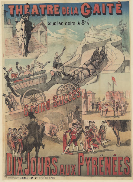 Théâtre de la Gaité grand succès Dix jours aux Pyrénées 1888