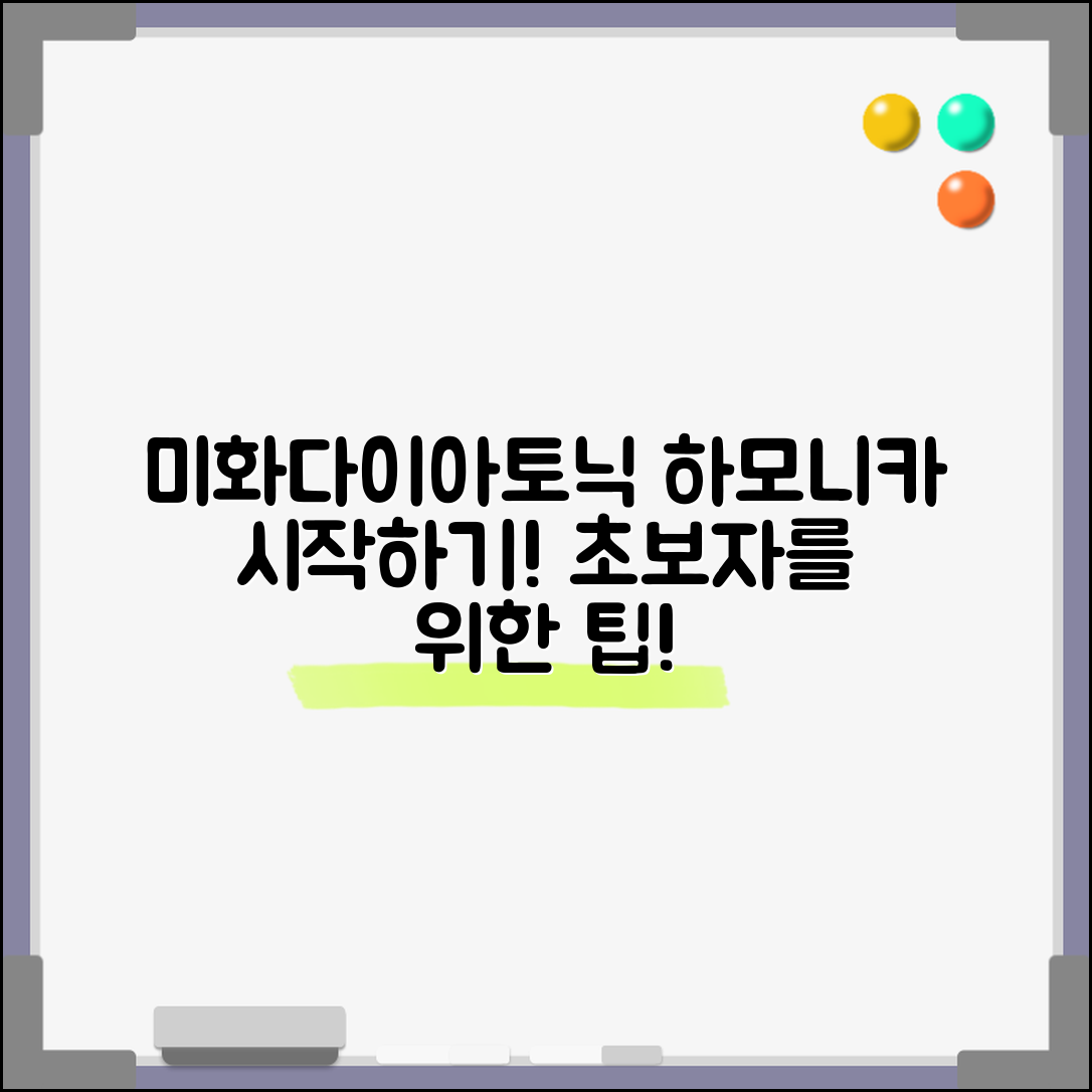 미화다이아토닉하모니카, 처음 시작하는 법은?