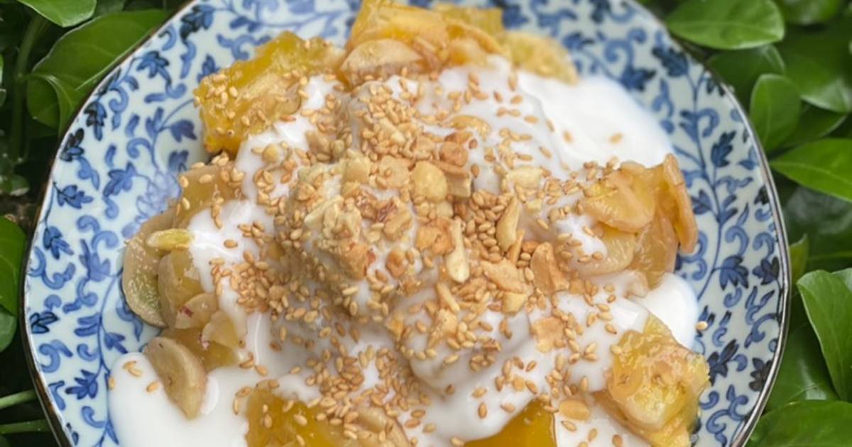 Bánh chuối hấp nước cốt dừa