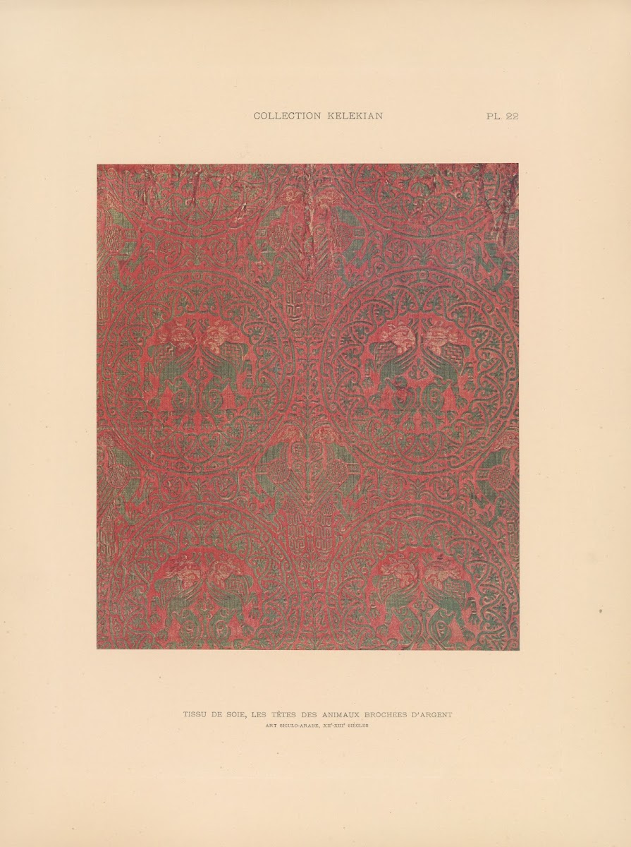 La collection Kelekian Etoffes  tapis dOrient  de Venise Pl022 1900