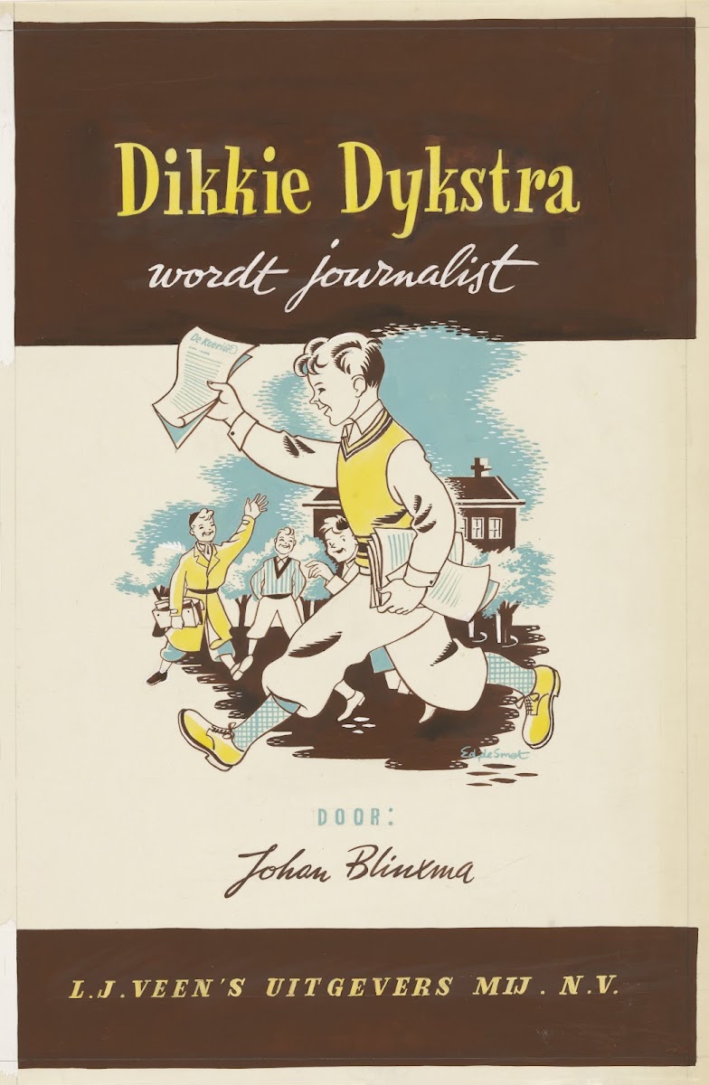 Dikkie Dijkstra wordt journalist  cover 1947
