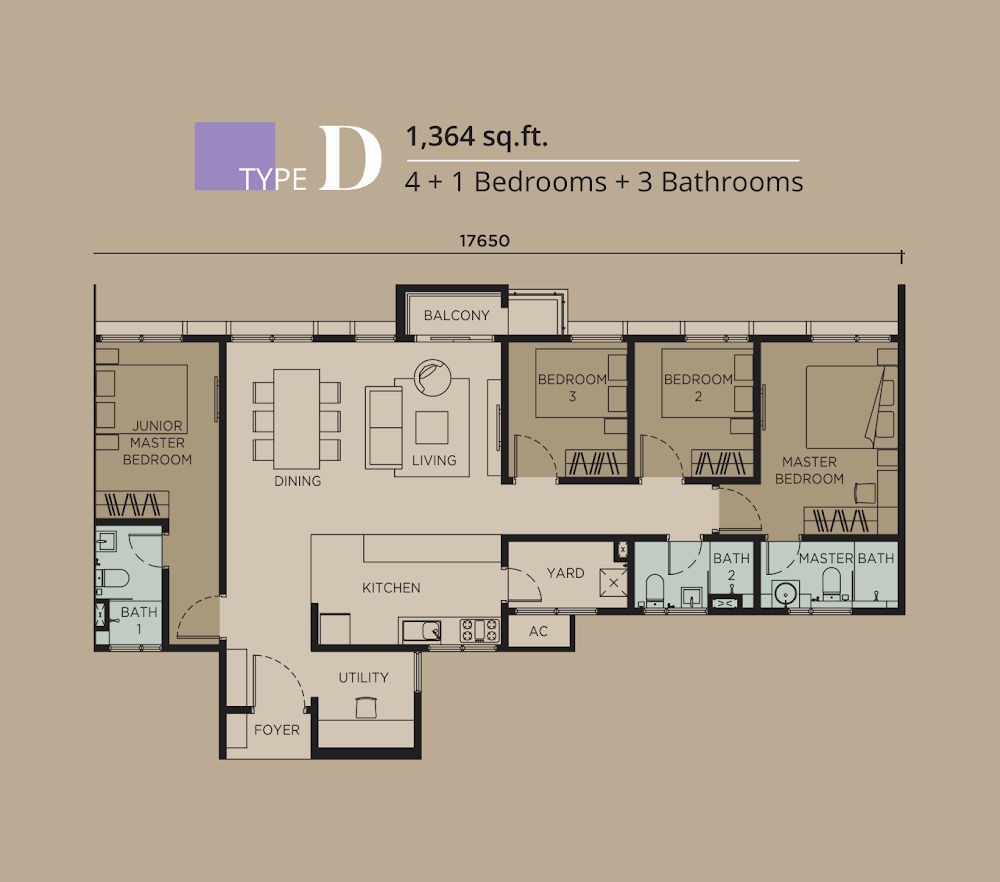 Levia Residence floor plan