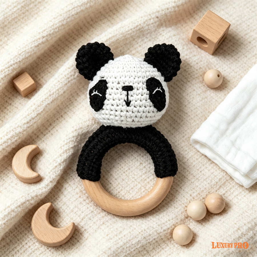 Soothing Rattle Cartoon Doll