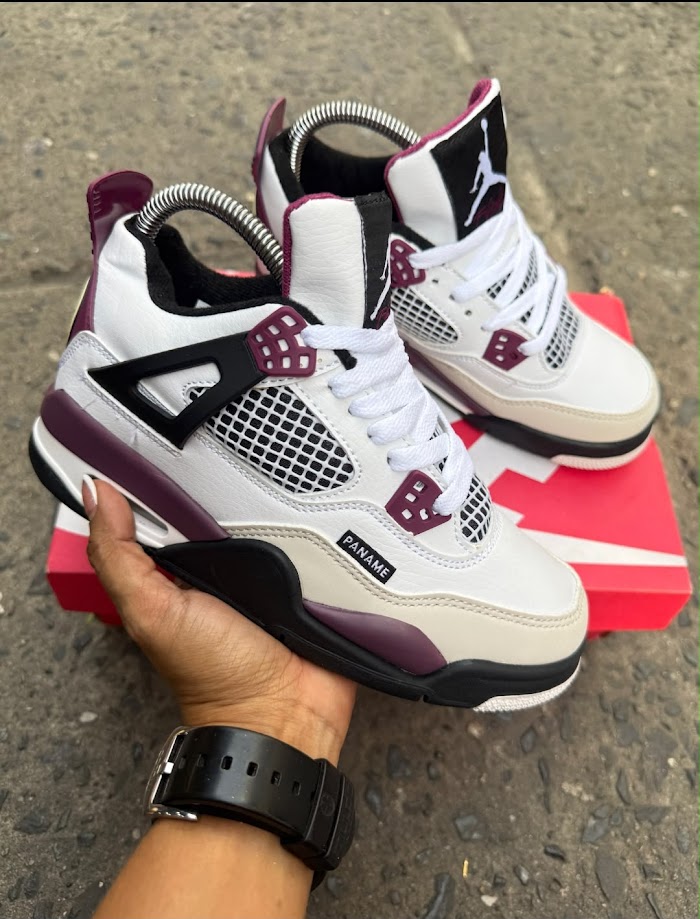 Jordan 4 PSG Blanco Borgoña