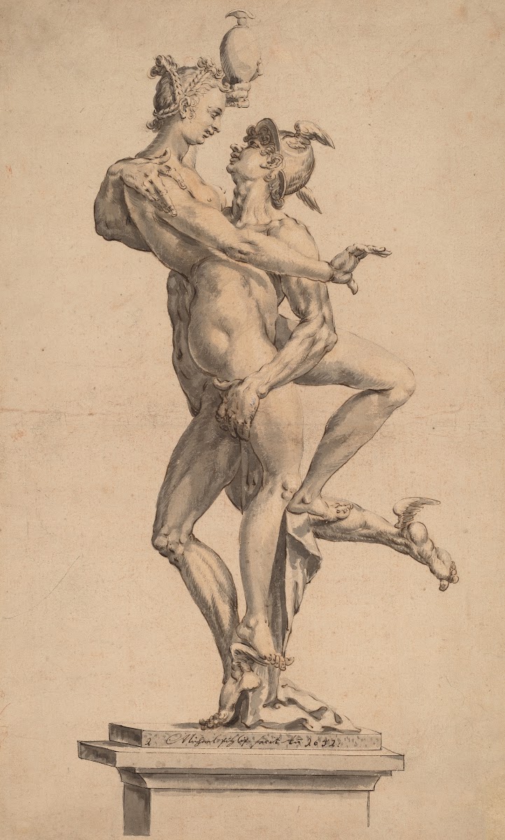 after Jan Muller Mercury Abducting Psyche 1652
