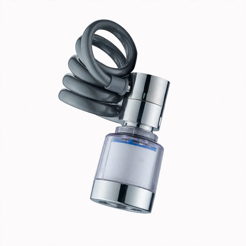 Retractable faucet attachment, 360° swivel