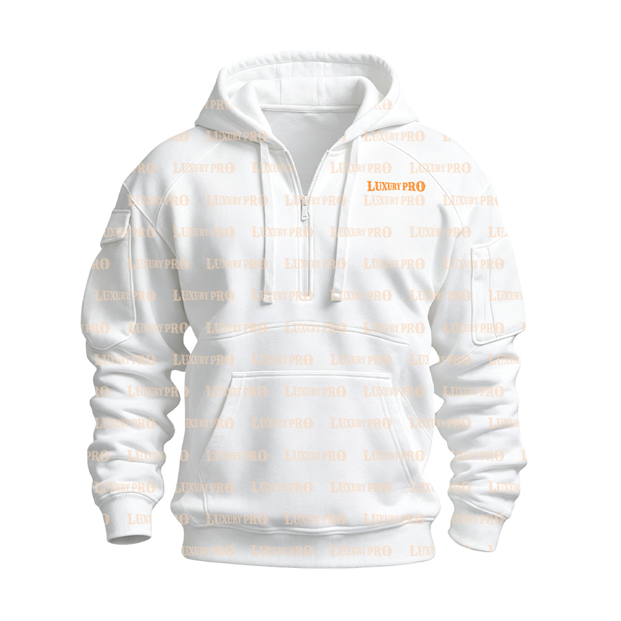 AOP 3D Half zip hoodie without ribbon
