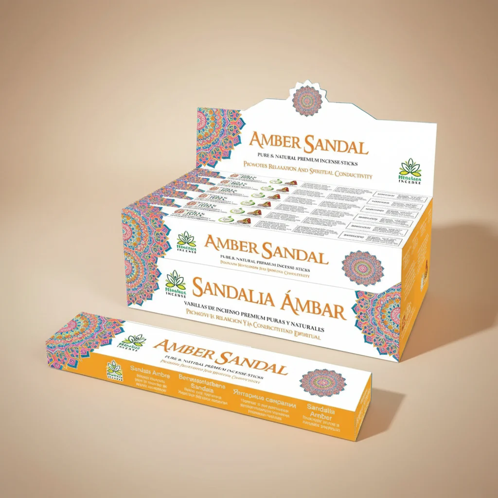 MASALA HIMALAYA MANDALA  AMBAR CON SANDALO
