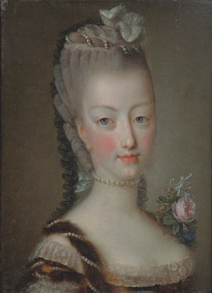 Portrait De Marie Antoinette À LâGe De 19 1755