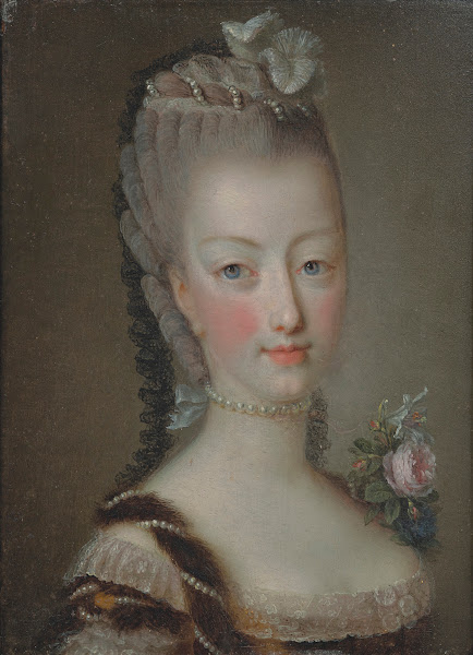 Portrait De Marie Antoinette À LâGe De 19 1755